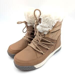 The North Face Sierra Luxe Waterproof Boots Women's Brown Size US6 EU37